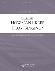 How Can I Keep from Singing? SSA choral sheet music cover Thumbnail